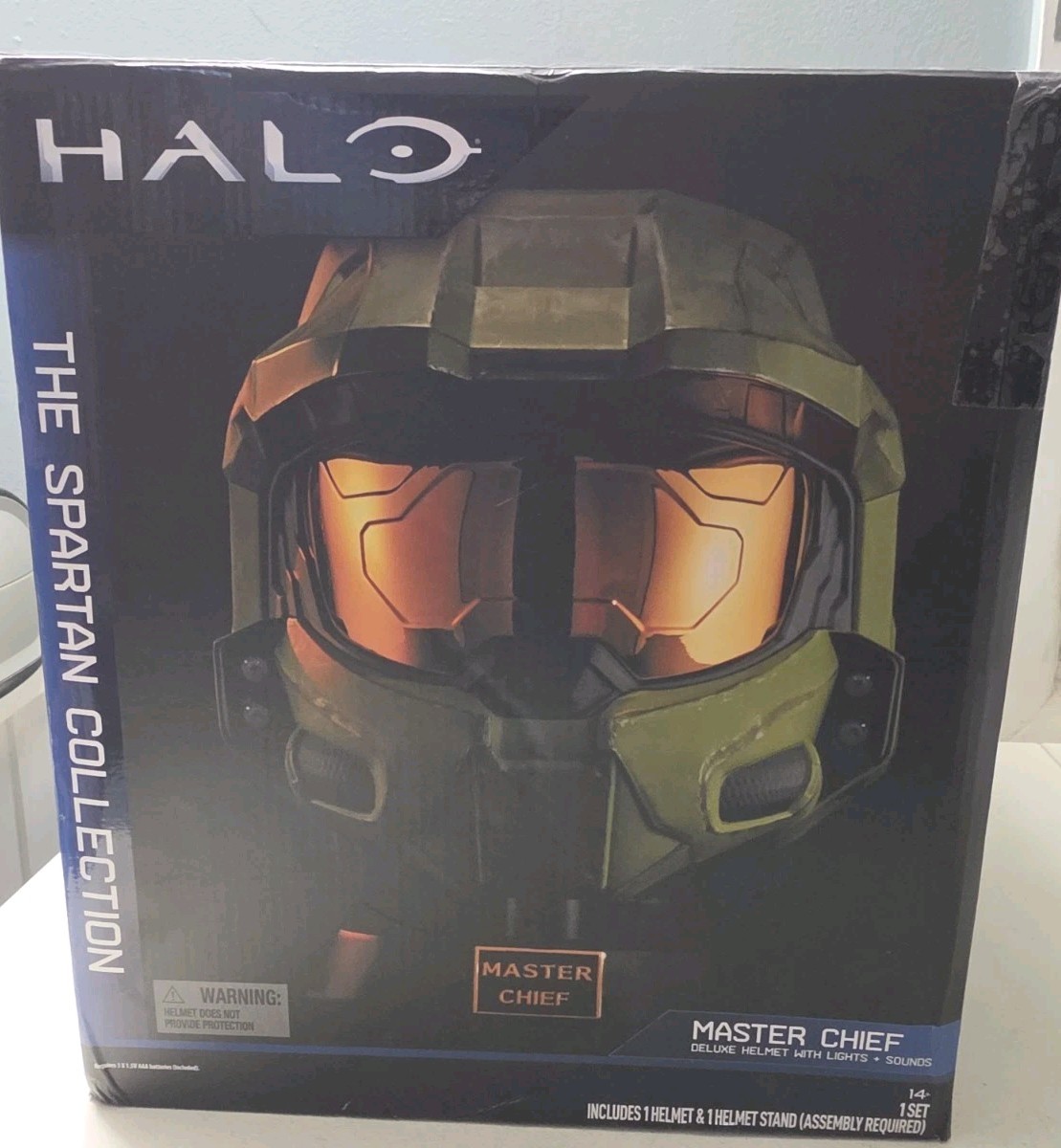 Jazwares The Spartan Collection Master Chief Deluxe Helmet Complete In Box Works