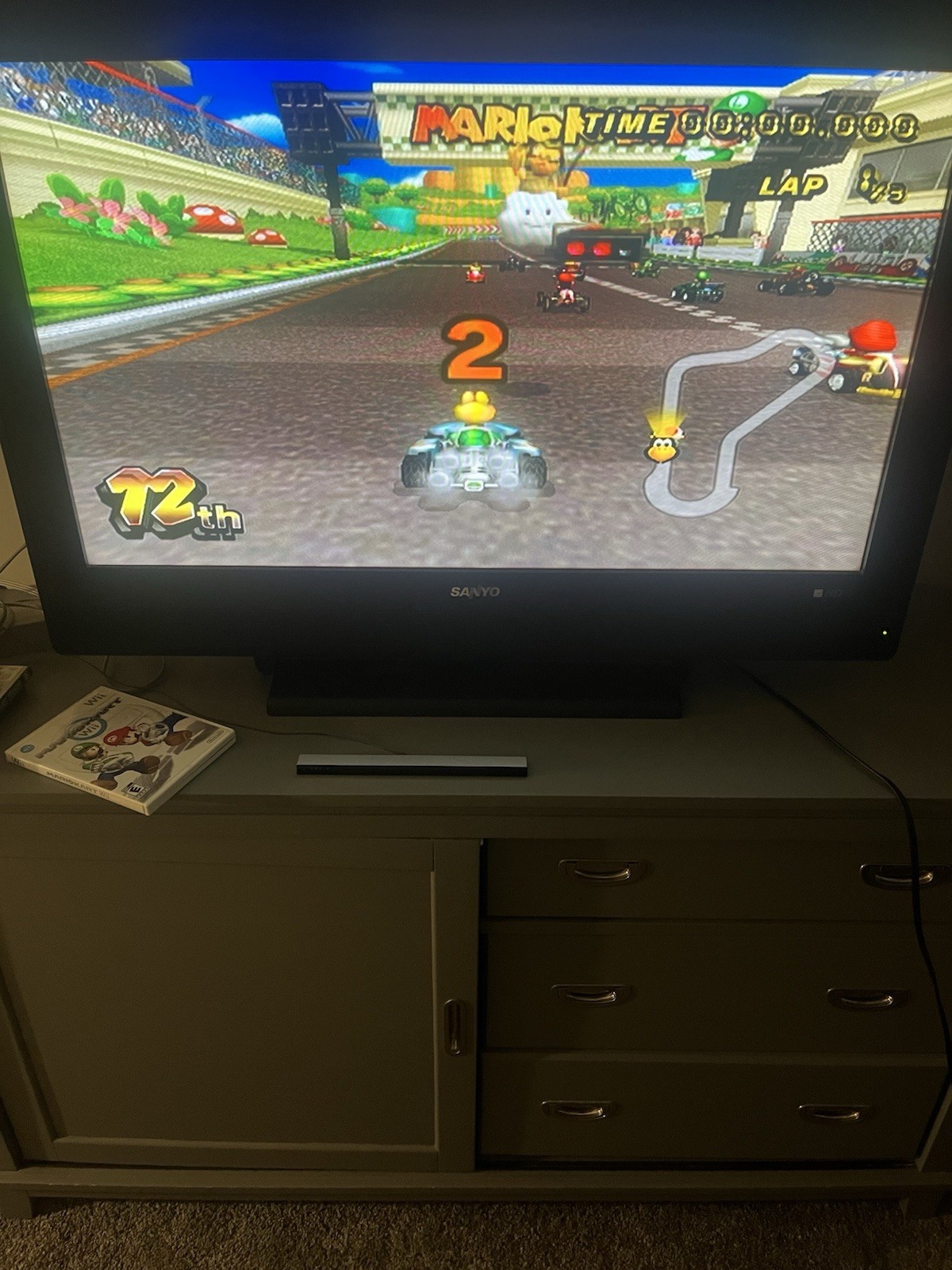 CIB Nintendo Mario Kart Wii (2008) Wii w/ Manual NTSC-U/C E Racing