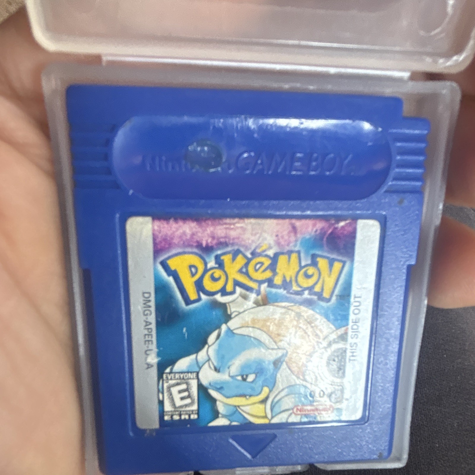 Pokémon Blue Version Nintendo Game Boy Cartridge – NTSC-U/C, E (Everyone)
