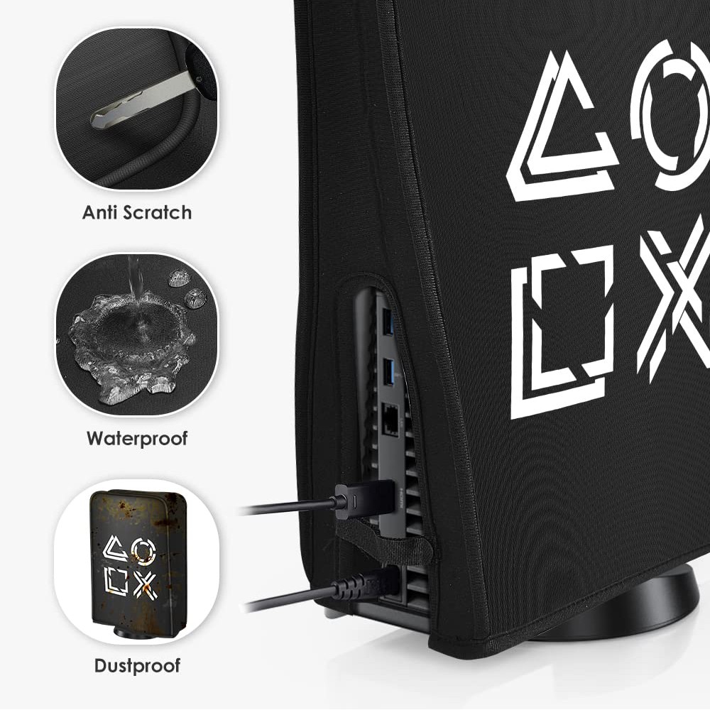 1PC Washable Dust Cover Bag Protection Case For PlayStation 5 PS5 Accessories