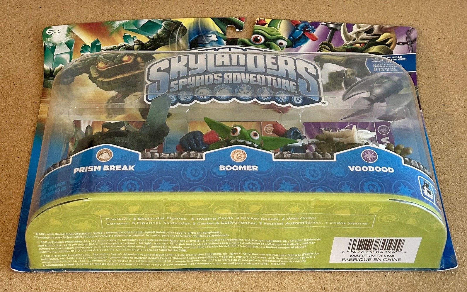 Skylanders – Spyro’s 🐉 Adventure 3-Pk – Prism Break, Boomer, & Voodood – BNIFSP