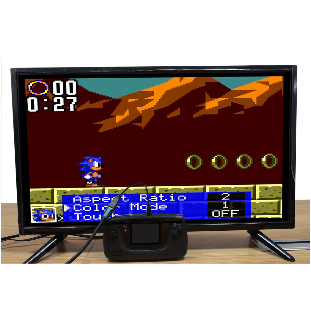 720P HDMI-Compatible 3.5″ 640×480 Retro Pixel IPS LCD Kit For SEGA Game Gear