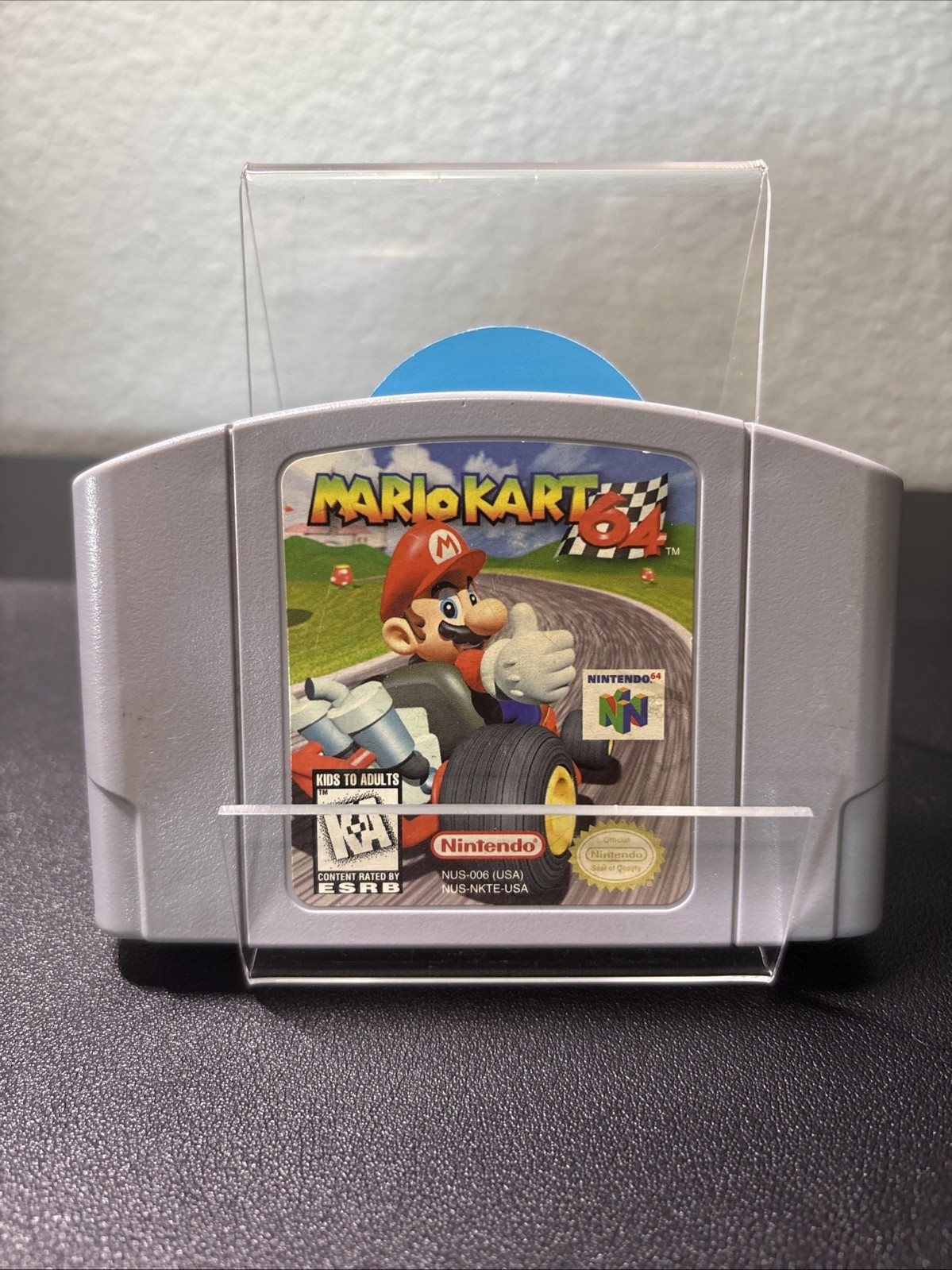 Authentic Mario Kart 64 Cartridge Nintendo N64, 1997 Cart Only Tested Working