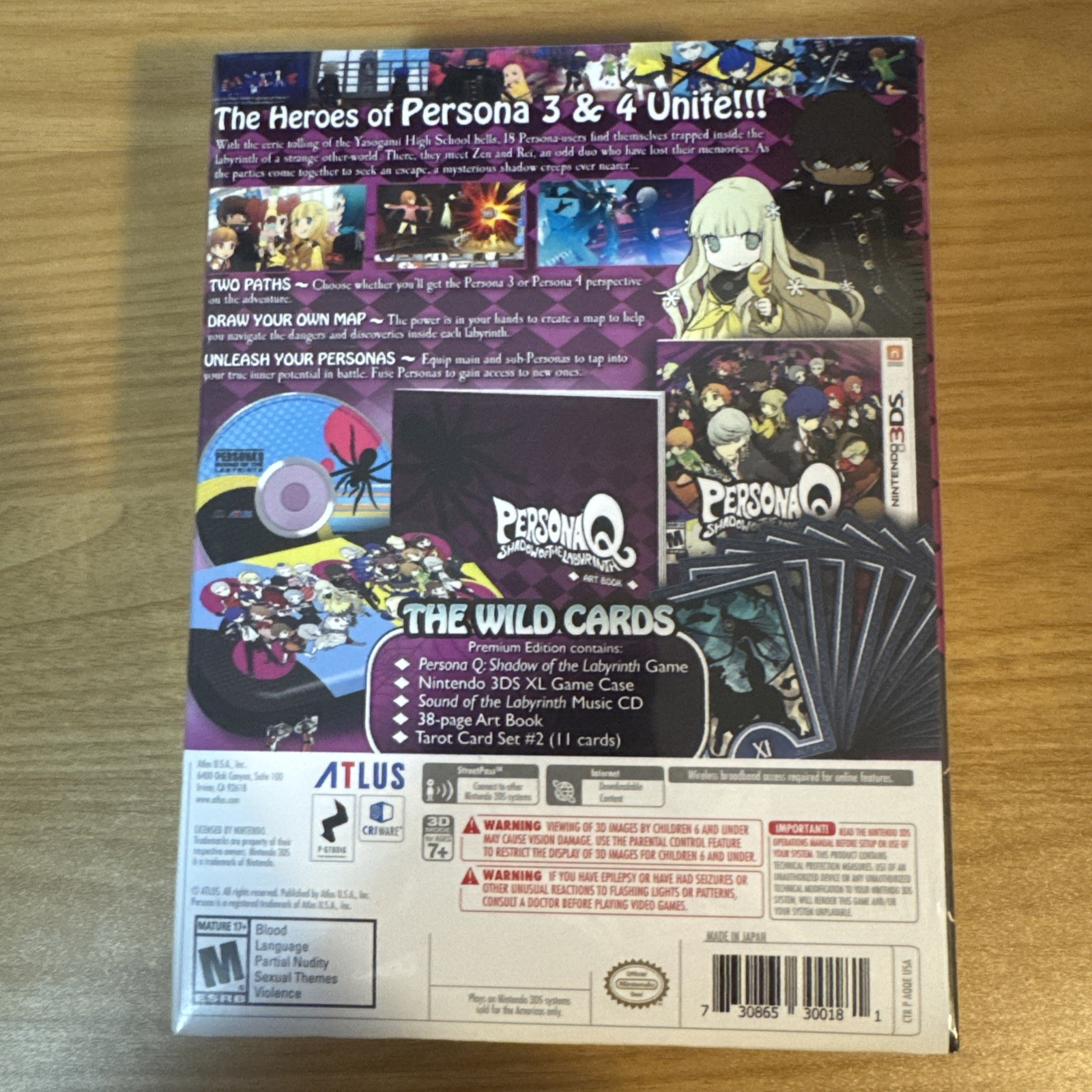 Persona Q: Shadow of the Labyrinth — The Wild Cards Premium Edition…