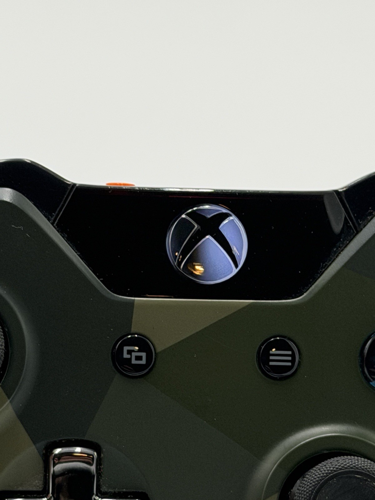 Microsoft Xbox One Wireless Controller Model 1537 Armed Forces Green Camo NO LID