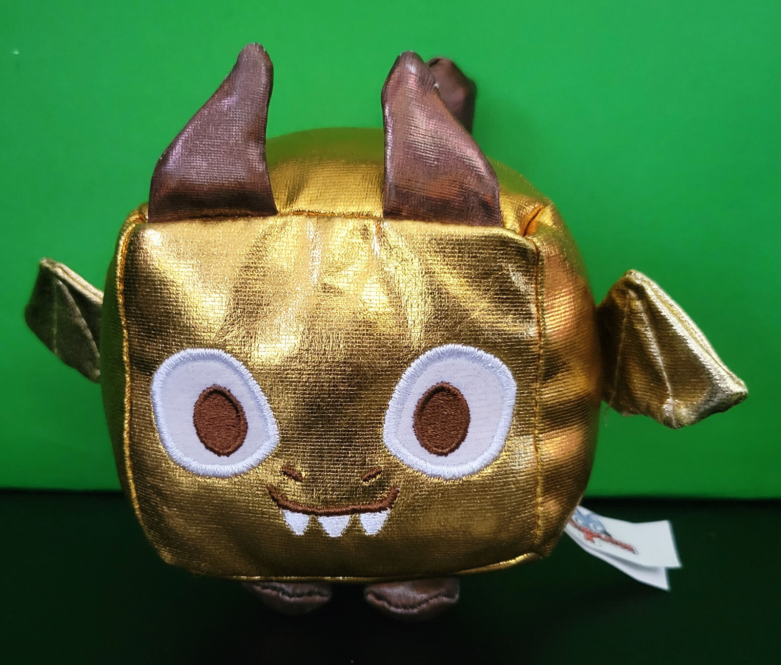 Pet Simulator X Gold Metallic Luna Dragon 4″ Plush Phatmojo NO CODE