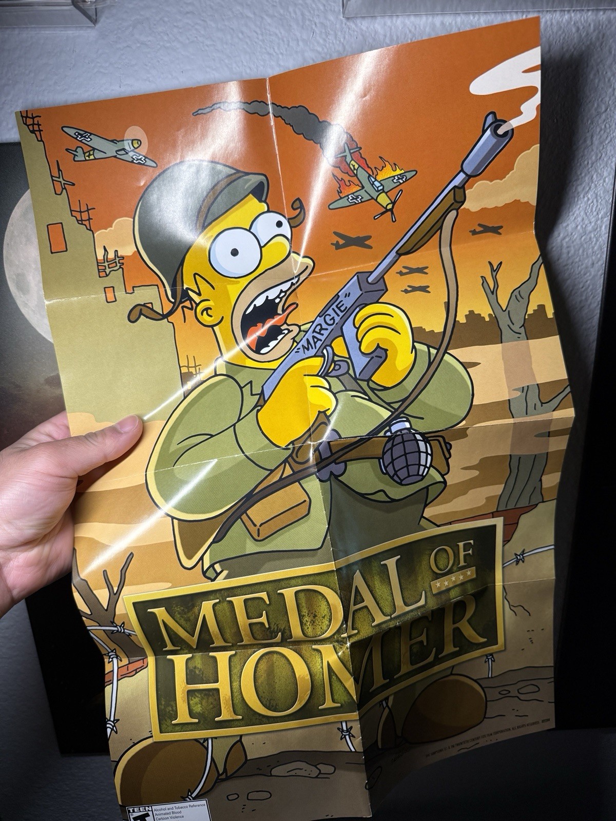 The Simpsons Game PS2 CIB with Poster