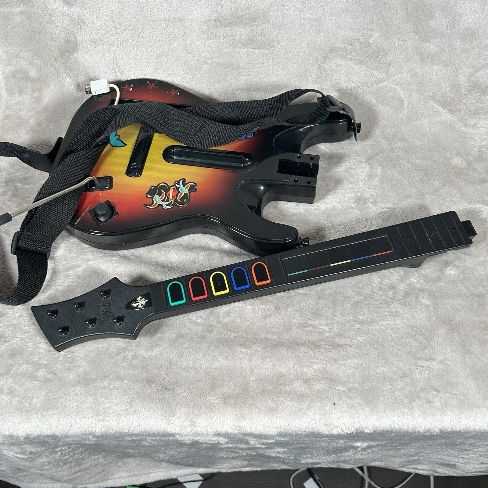 RedOctane Nintendo Wii Guitar Hero World Tour Sunburst Guitar w/ Strap 95455.805