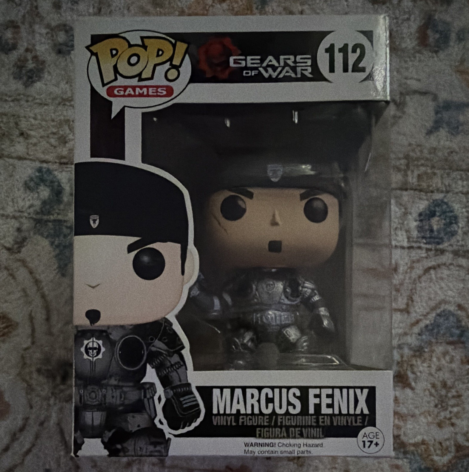 NIB! Funko Pop! Games Gears of War Marcus Fenix #112 Boxed Vinyl Figure