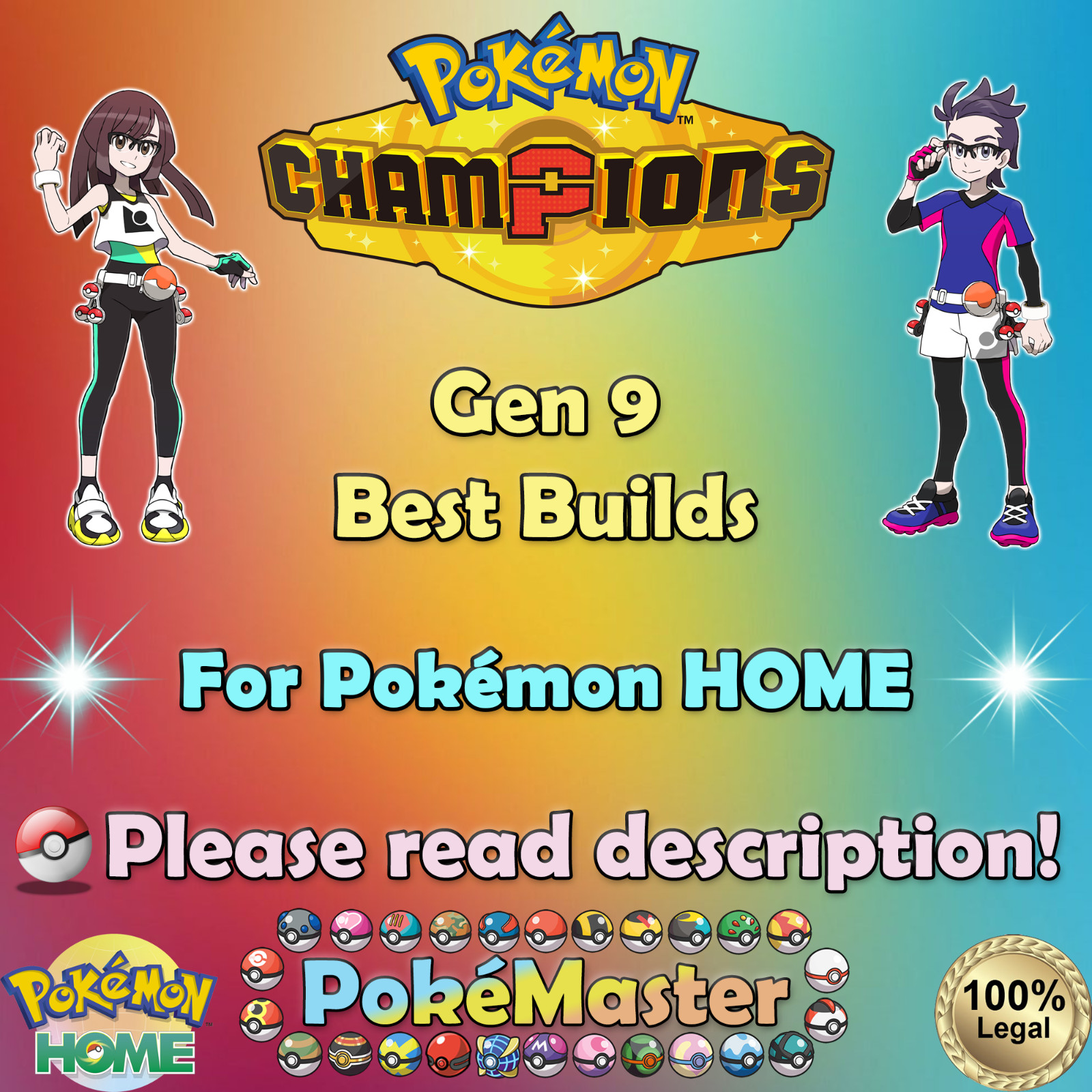 ⭐ Gen 9 Pokémon Best Build for Champions⭐Pokémon HOME (💯Legal)