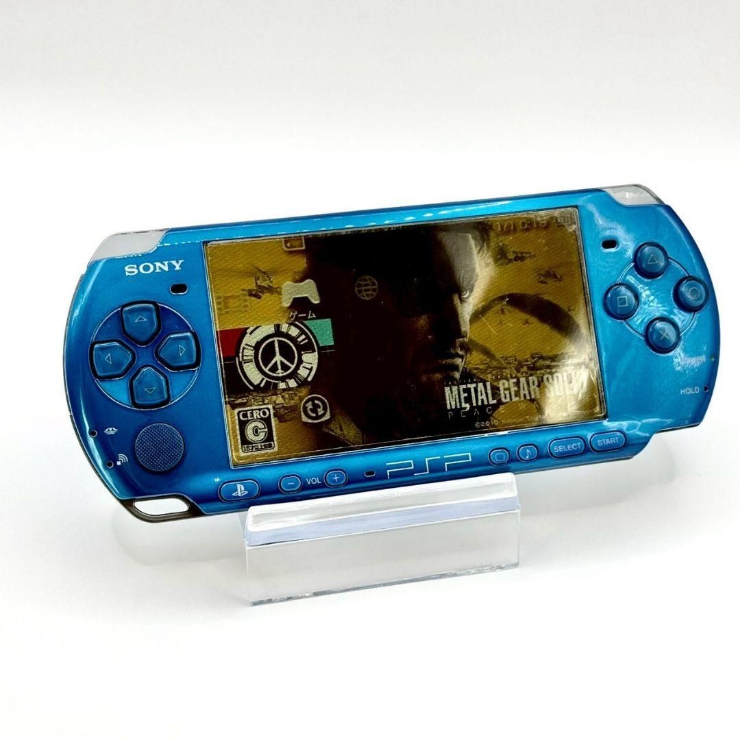 Sony PSP-3000 Vibrant Blue Handheld Console Rare Color 12