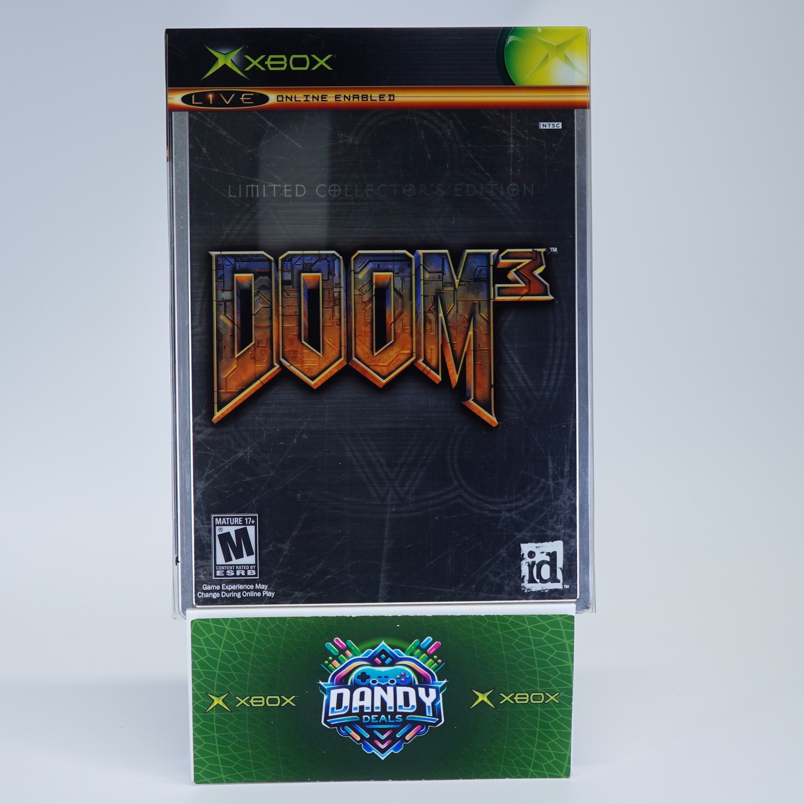 Doom 3 Limited Collector’s Edition CIB W/ Slipcover + Manual – Xbox