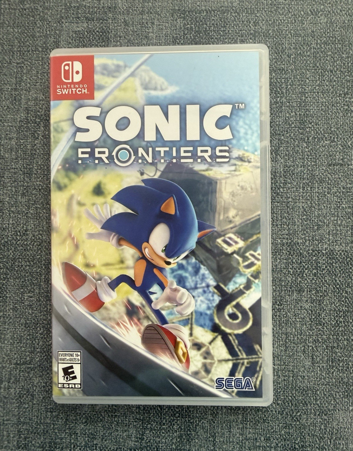 SEGA Sonic Frontiers Nintendo Switch Game Cartridge w/ Case E10+ NTSC-U/C