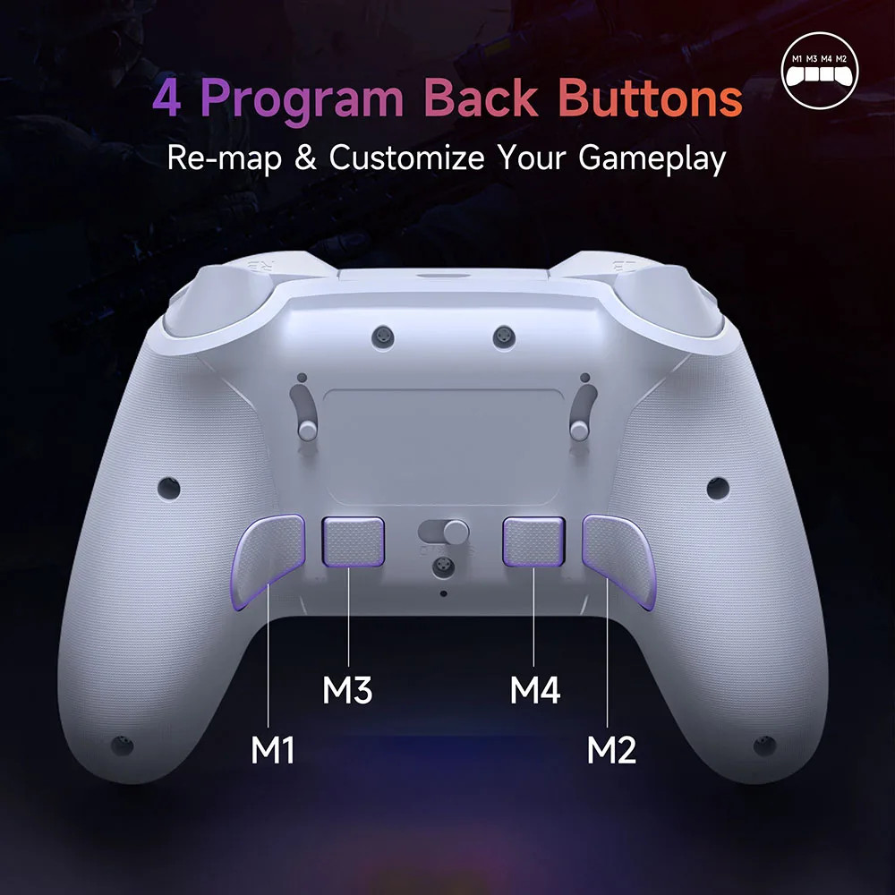 EasySMX X20 Enhanced Wireless Gamepad Compatible with PC/NS/TV/Phone/Laptop