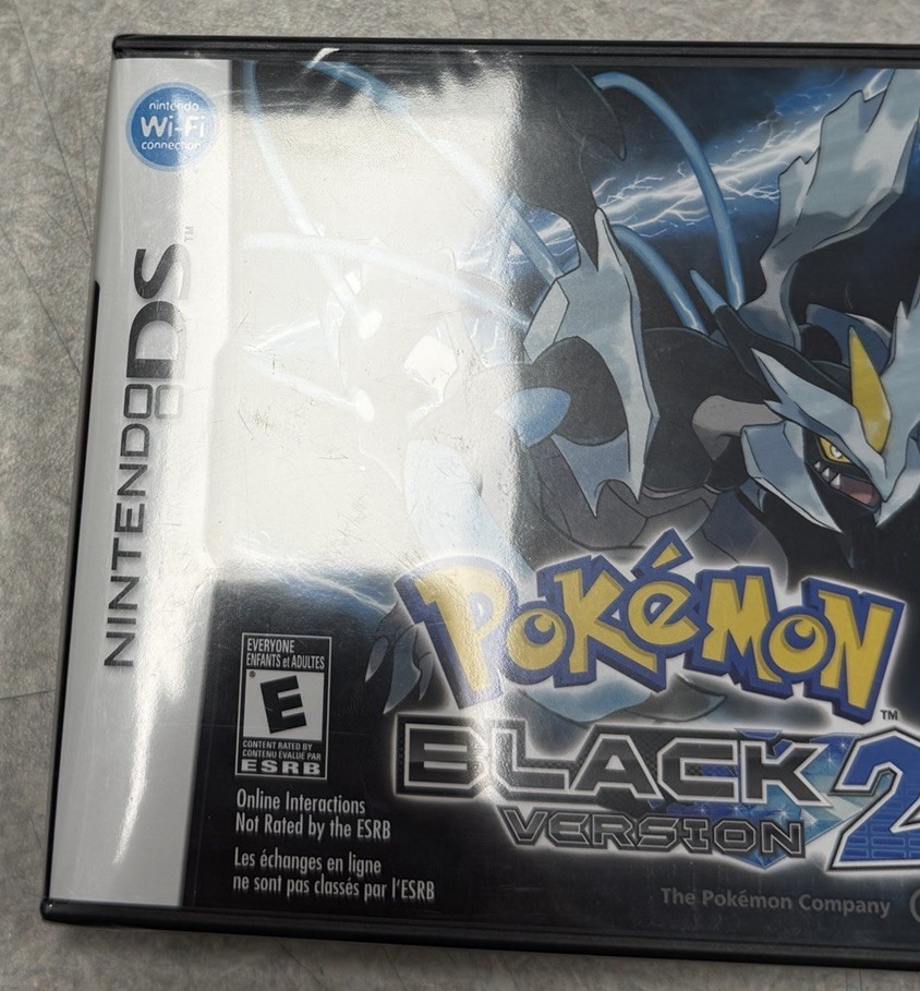 Pokémon Black Version 2 Nintendo DS, 2012 New Factory Sealed Authentic Protector