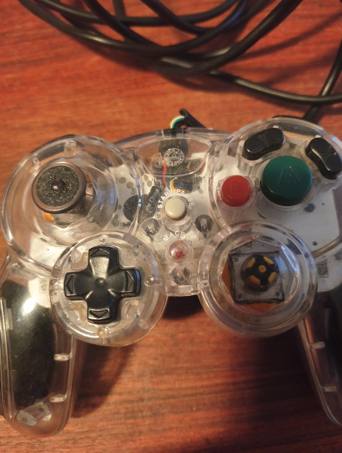 Nintendo Wii/GameCube Controller – Clear “Damaged Repair Or Parts” #4