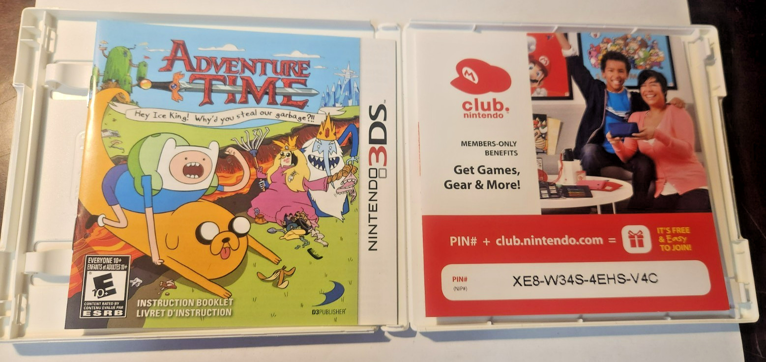 Nintendo 3DS Adventure Time: Hey Ice King Why’d You Steal Our Garbage Video Game