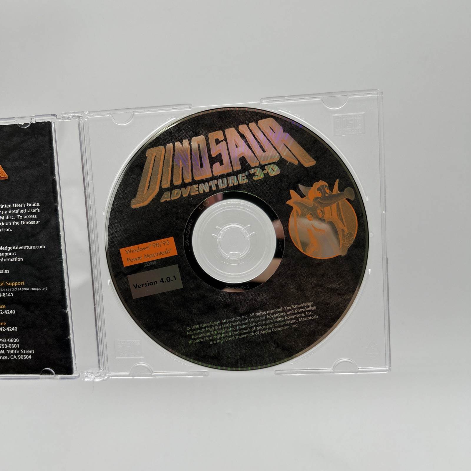 Lot of 7 90’s – Early 2000s Dinosaur Themed PC CD Rom Games