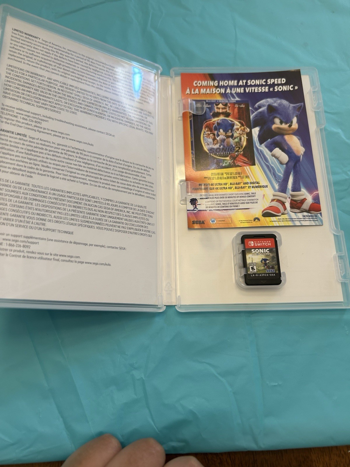 Sonic Frontiers (Nintendo Switch) tested and works
