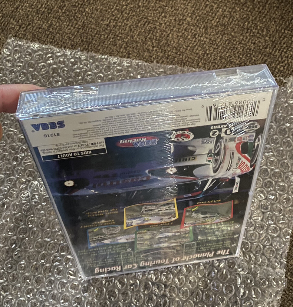 Sega Touring Car Championship SEALED! Sega Saturn CASE FRESH ARCADE CLASSIC!