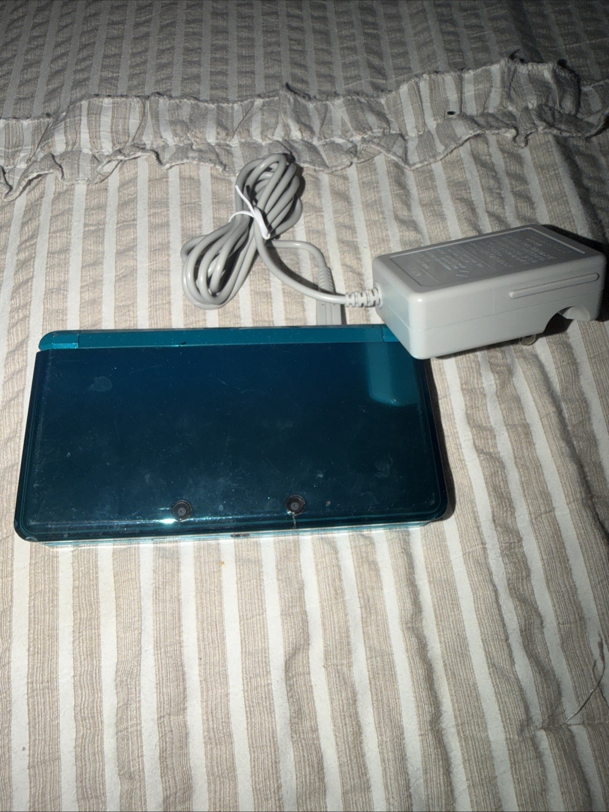 Nintendo 3DS Aqua Blue Handheld Console System CTR-001