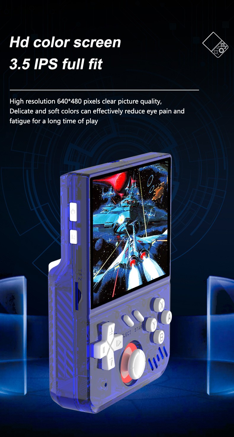 My Mini Linux Retro Handheld 3.5″ IPS 640×480 RK3326 4000mAh Game Console