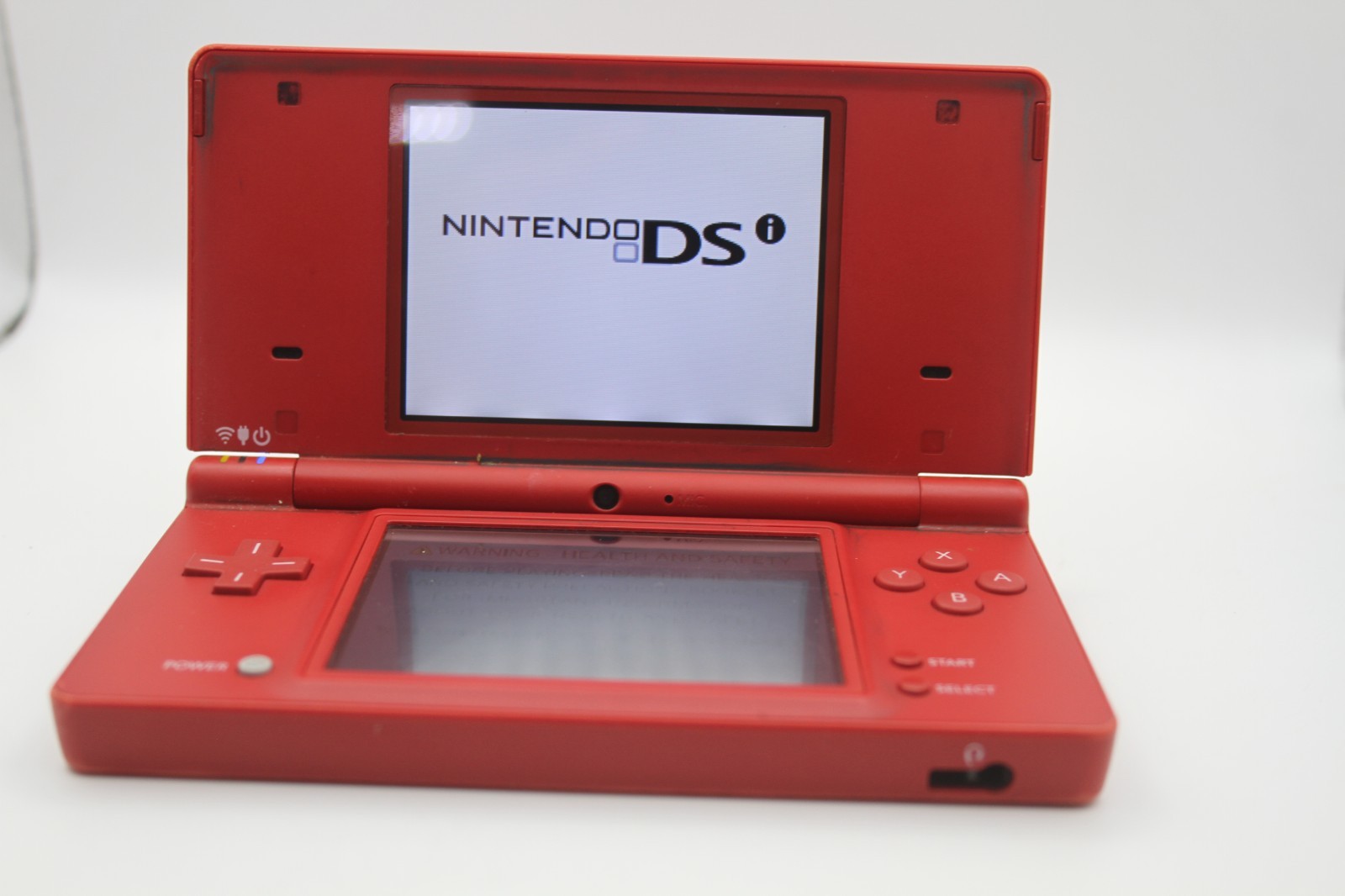 Nintendo DSi red Handheld System With 3 games + Tested – NO charger
