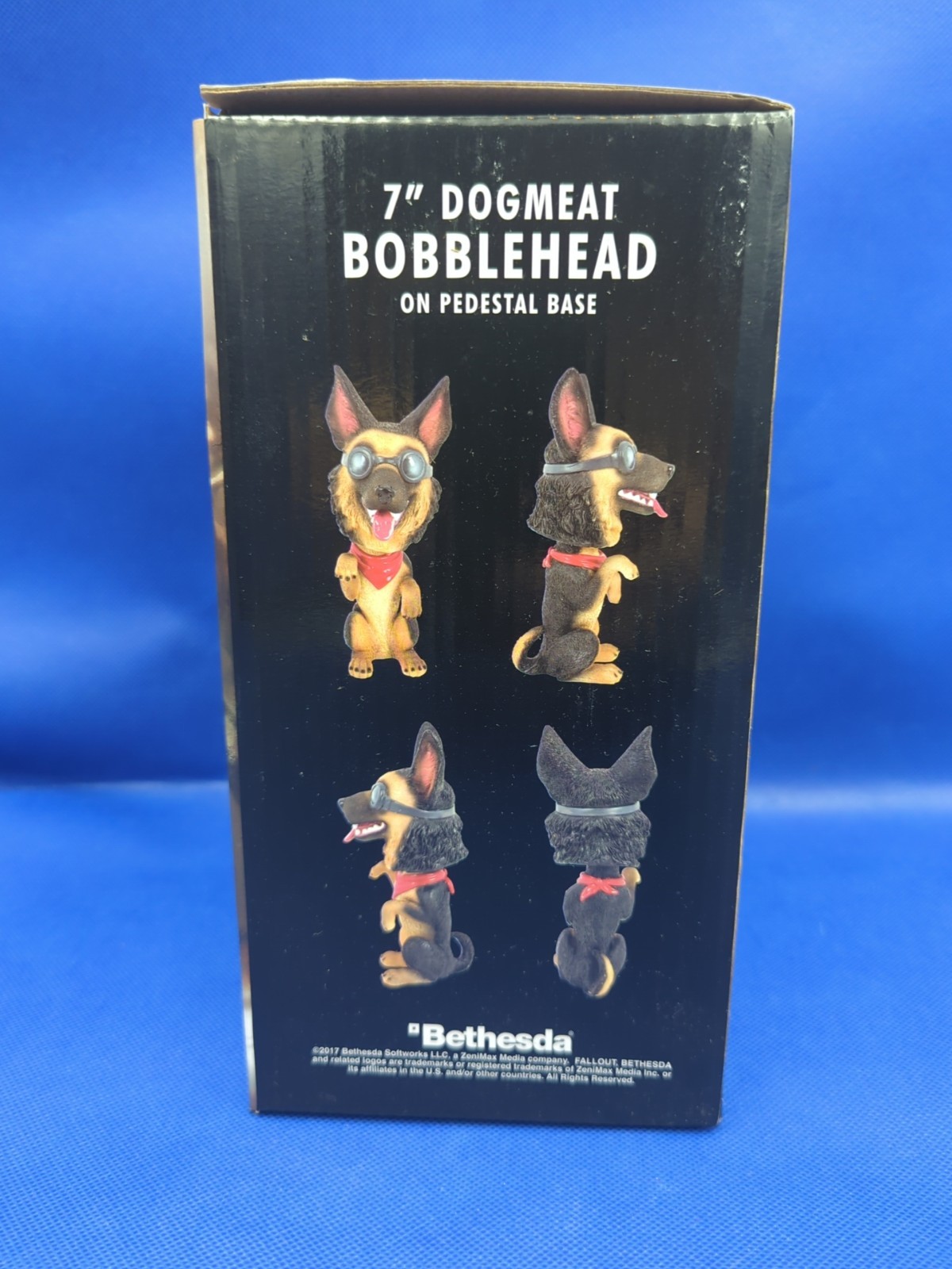 Bethesda Fallout 4 Dogmeat Shepherd 7″ Resin Bobblehead ThinkGeek