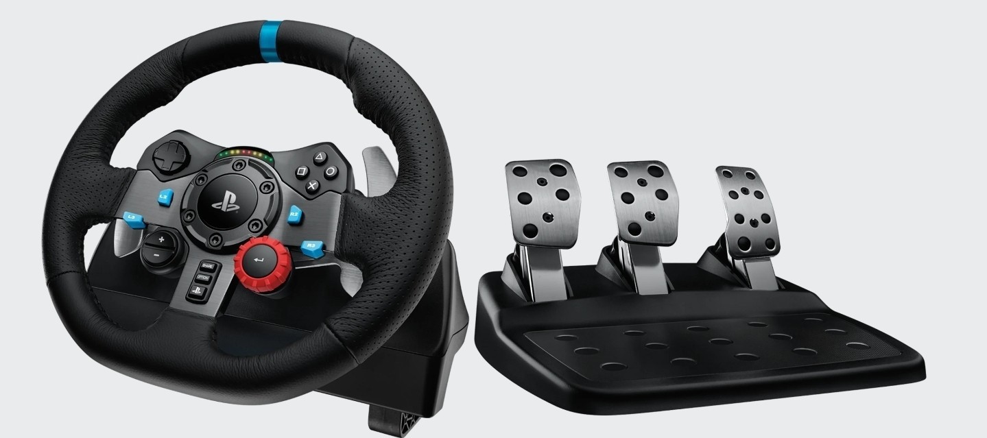 Logitech G29 Driving Force Racing Wheel for PlayStation PC w/ Pedals & BRAND NEW