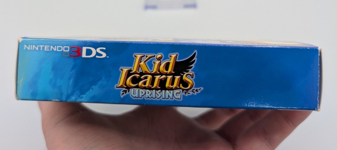 Kid Icarus: Uprising (Nintendo 3DS, 2012) – BIG BOX – CIB with cards and stand