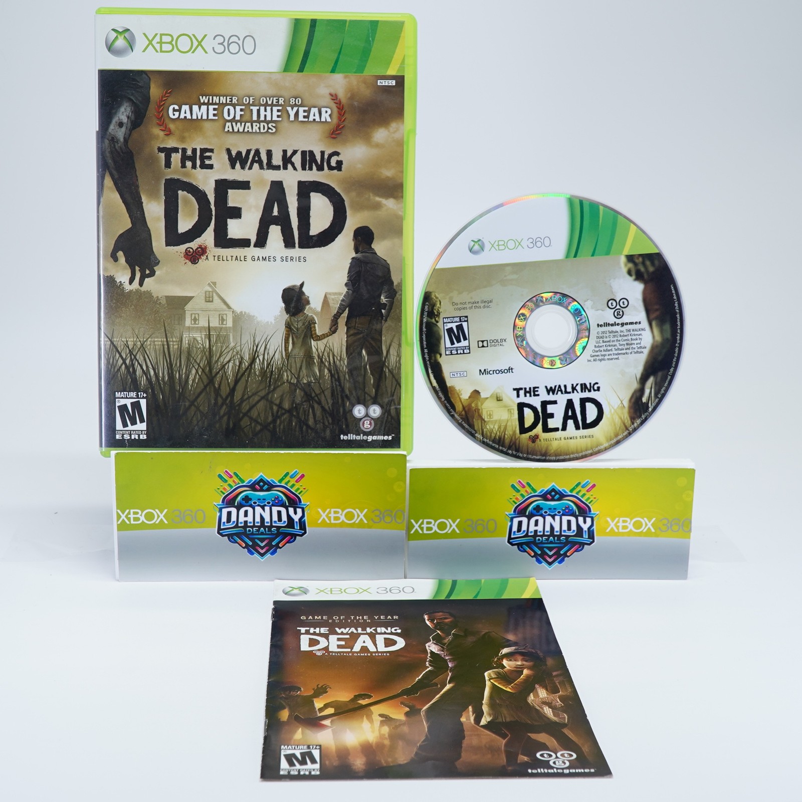 The Walking Dead: A Telltale Games Series CIB W/ Manual – Xbox 360