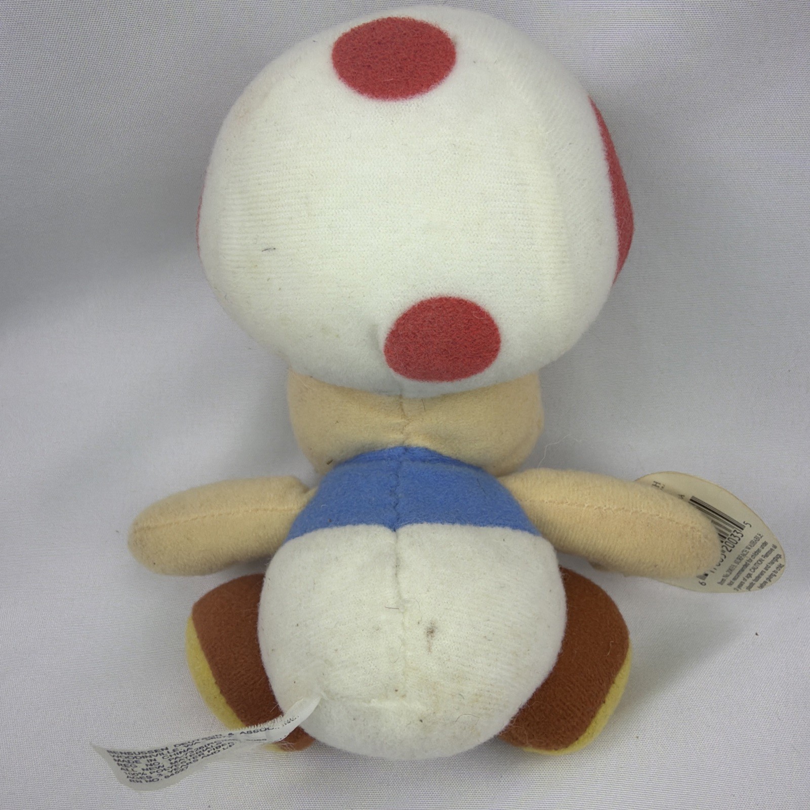 TOAD Plush Vintage BD&A 1997 Super Mario 64 Nintendo 64 With Tags
