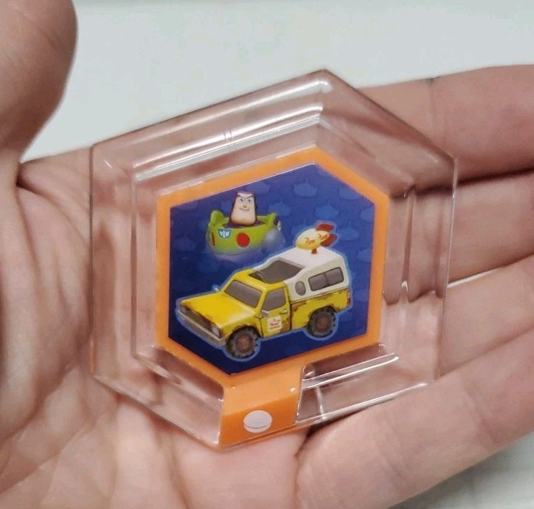 Disney Infinity Toy Story Lot 2: Crystal Buzz Lightyear, Playset Crystal & Discs