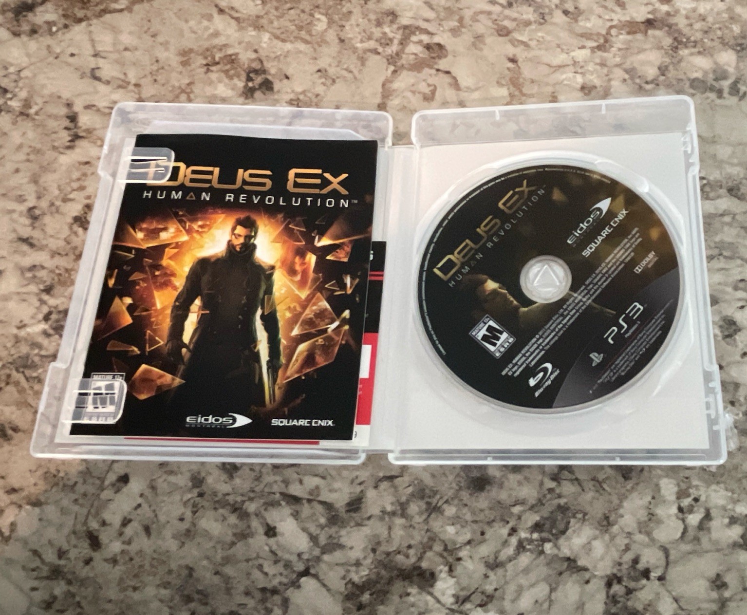 Square Enix Deus Ex: Human Revolution (PS3) M Mature, Manual Included