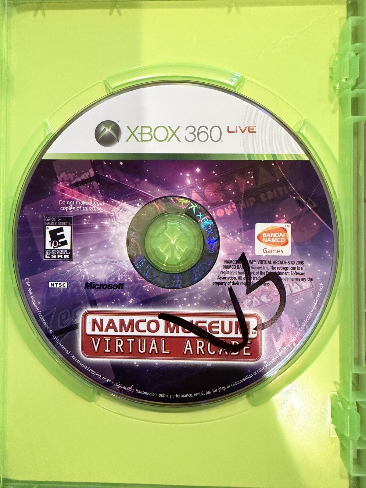Namco Museum: Virtual Arcade; Boxed (Microsoft Xbox 360, 2008)