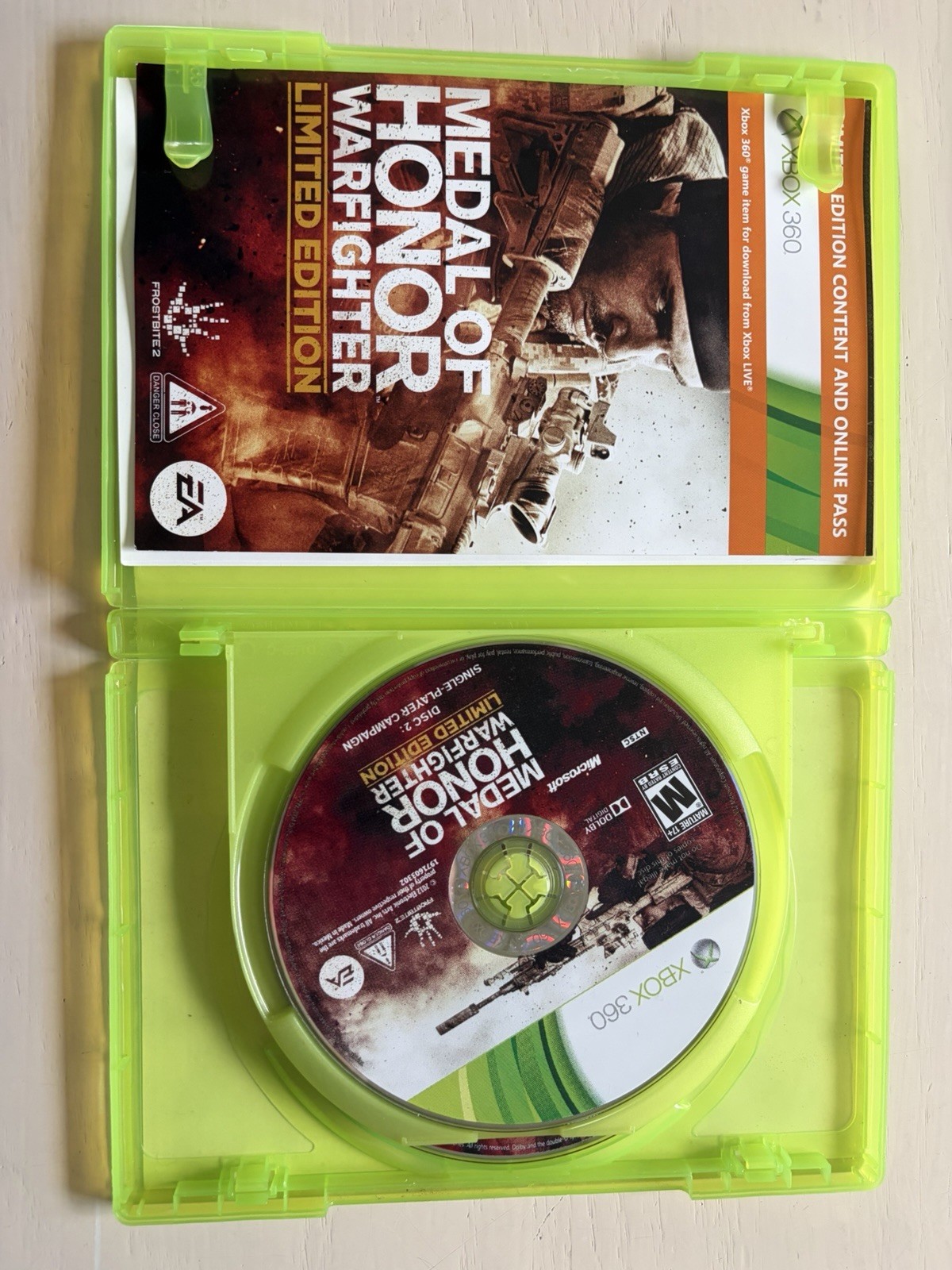Medal of Honor Warfighter Limited Edition Xbox 360 CIB
