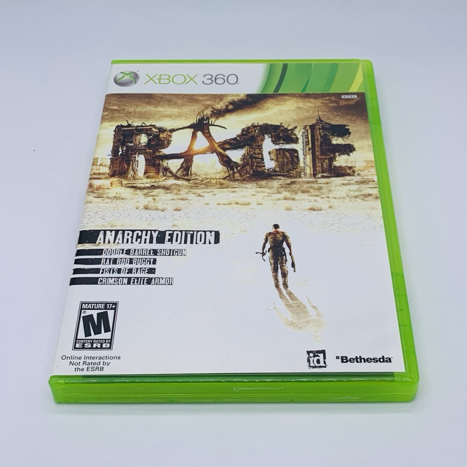Rage Anarchy Ed Xbox 360, 2011 CIB w/ Slipcover 3-Disc Manual & 2 Inserts Tested