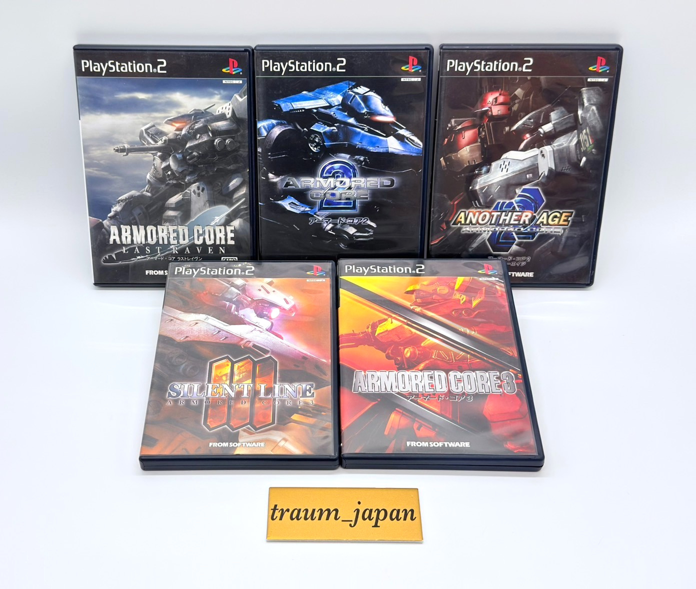 ARMORED CORE 1 2 3 Last raven another age series Set PlayStation2 Tested Games