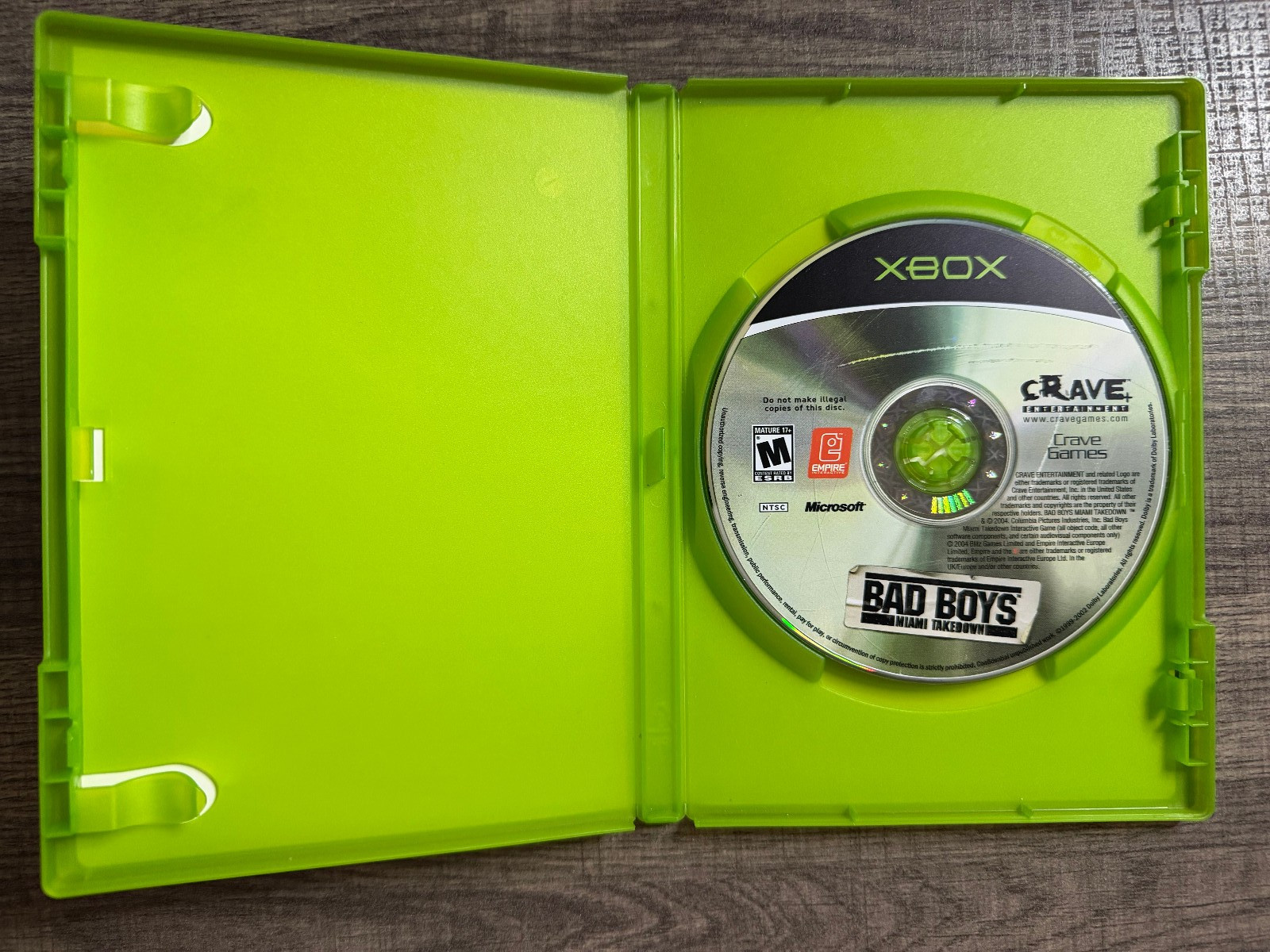 Bad Boys Miami Takedown (Original Xbox) Plays On Xbox 360 BC Tested Action