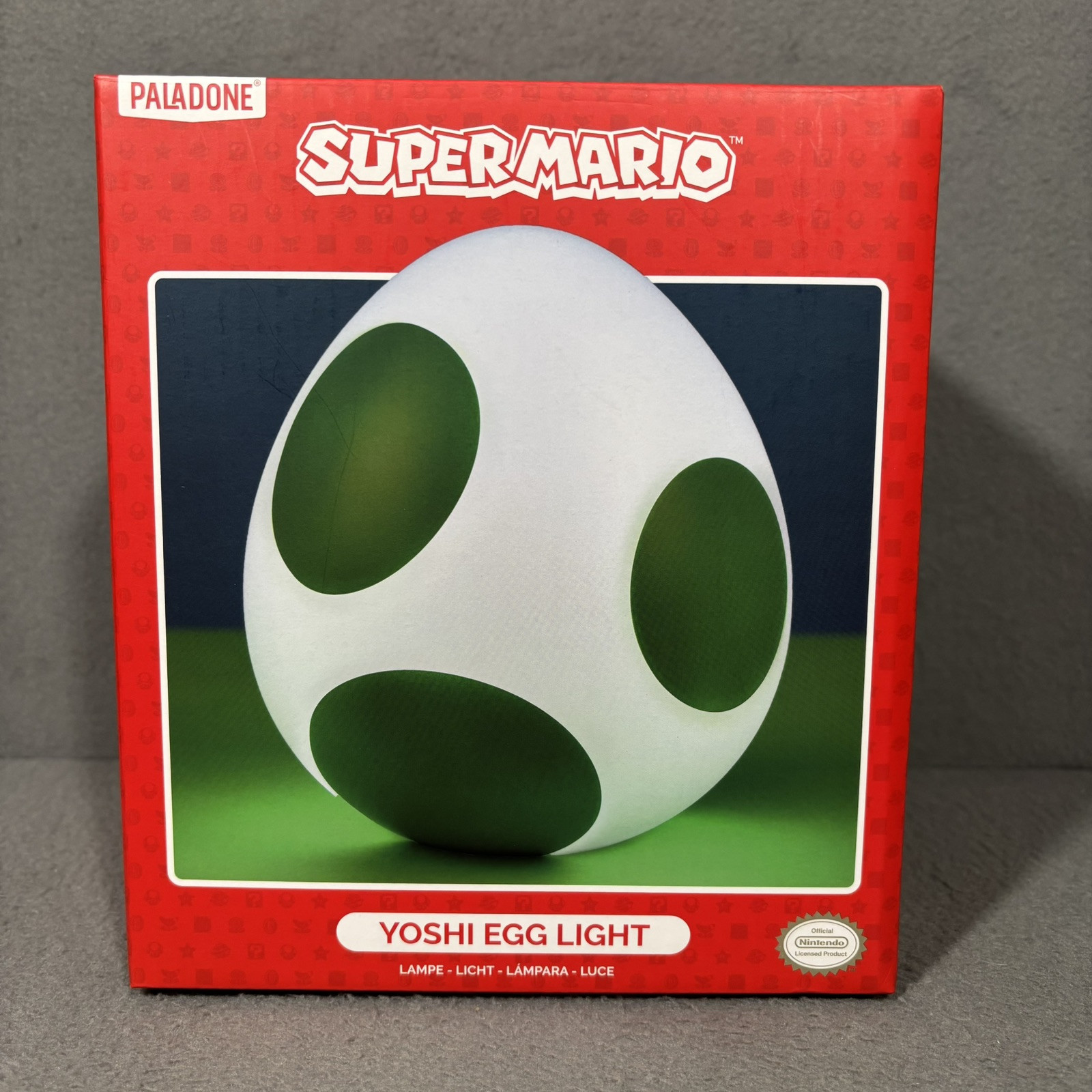 Super Mario Movie Yoshi Egg Light 8In Lamp Nintendo Millennial Gamer Home Decor