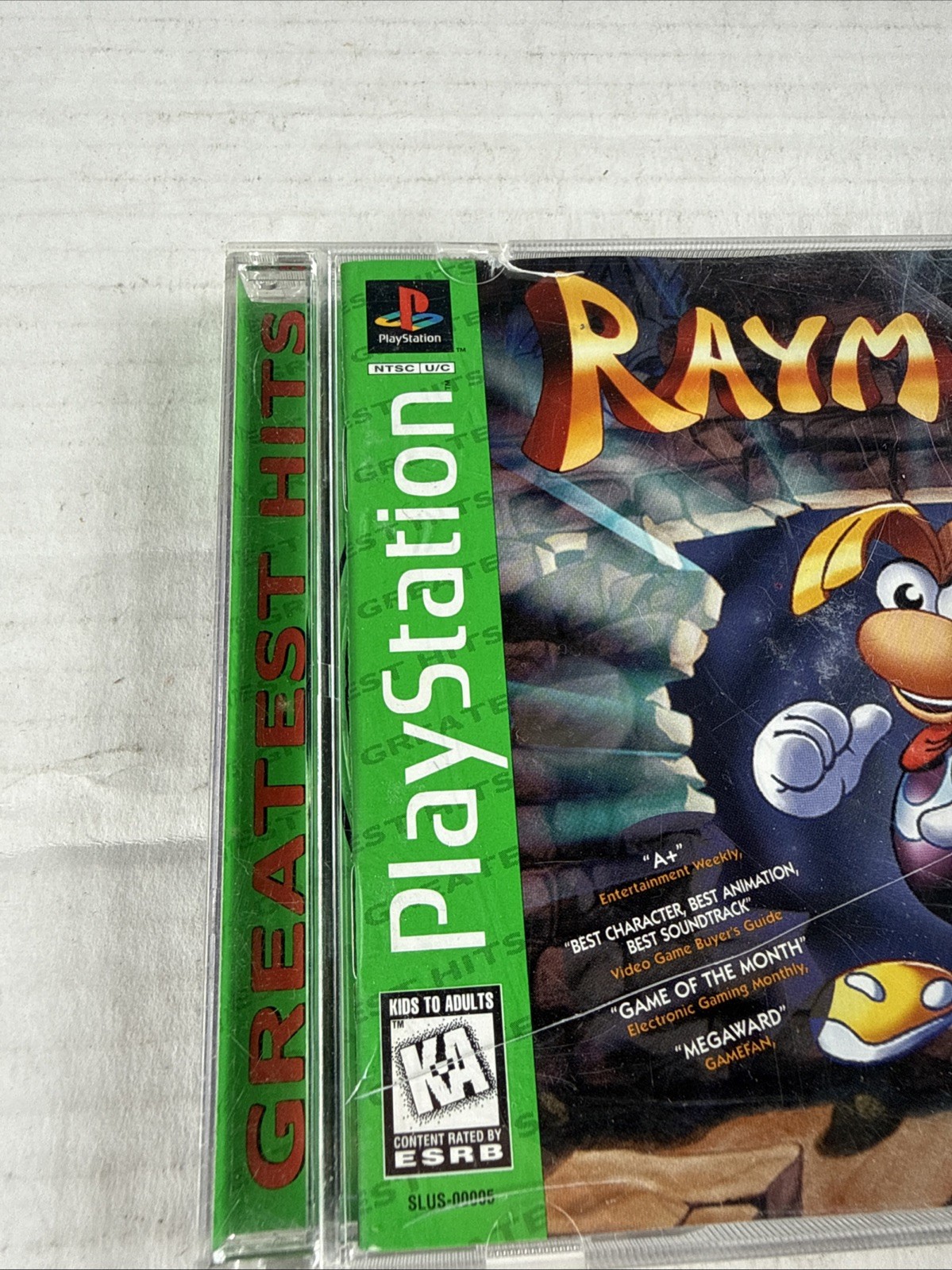 Rayman Playstation 1 / PS1 Complete Greatest Hits Vintage Manual