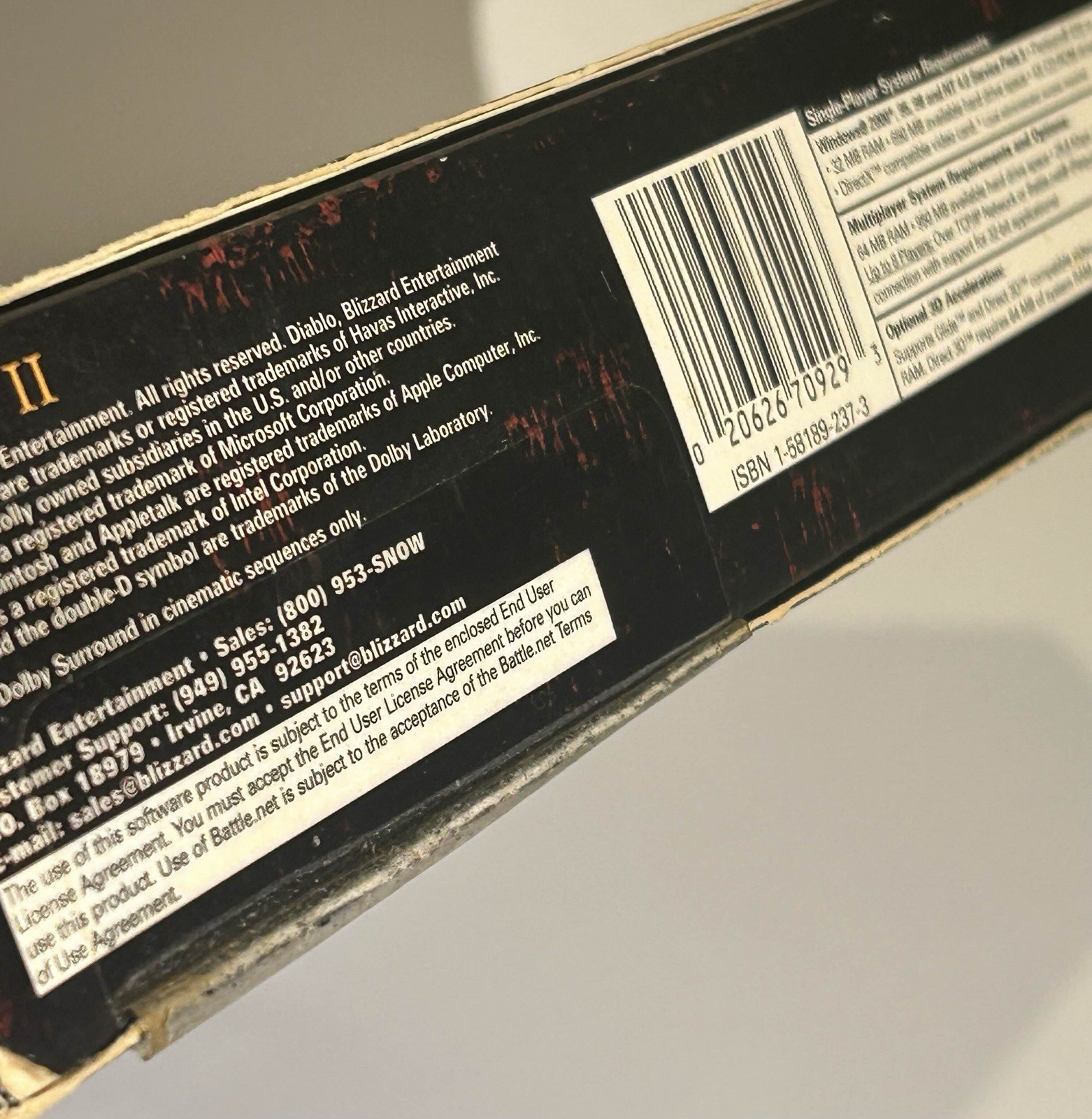 Diablo II – PC ROM 2000’s Release box set Factory Sealed