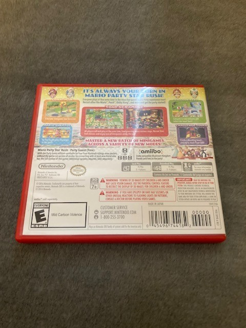 Mario Party Star Rush For Nintendo 3DS Physical Copy