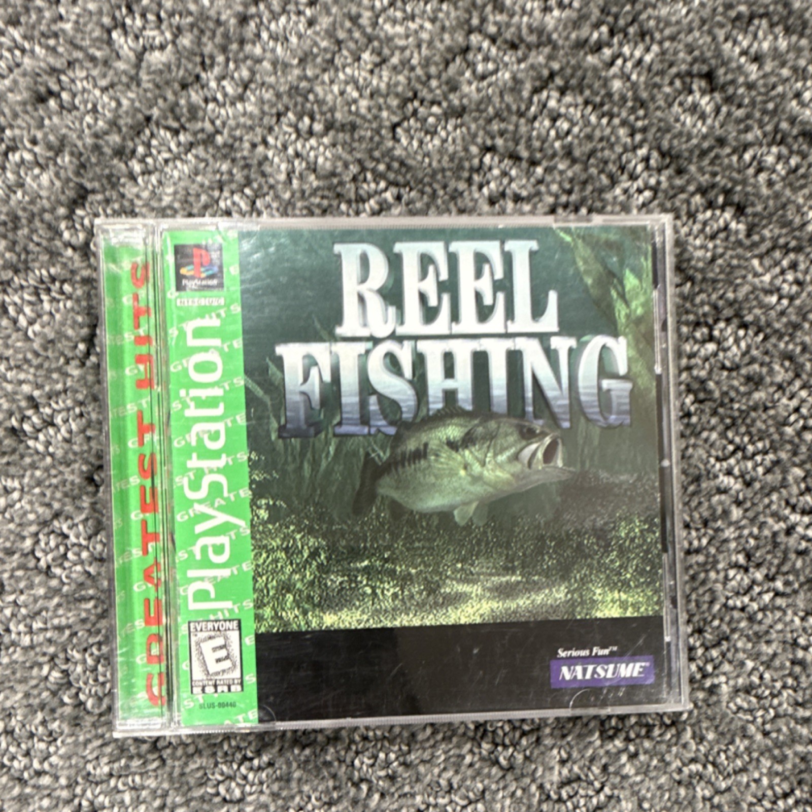 Natsume Reel Fishing Sony PlayStation 1 Sports NTSC 1997