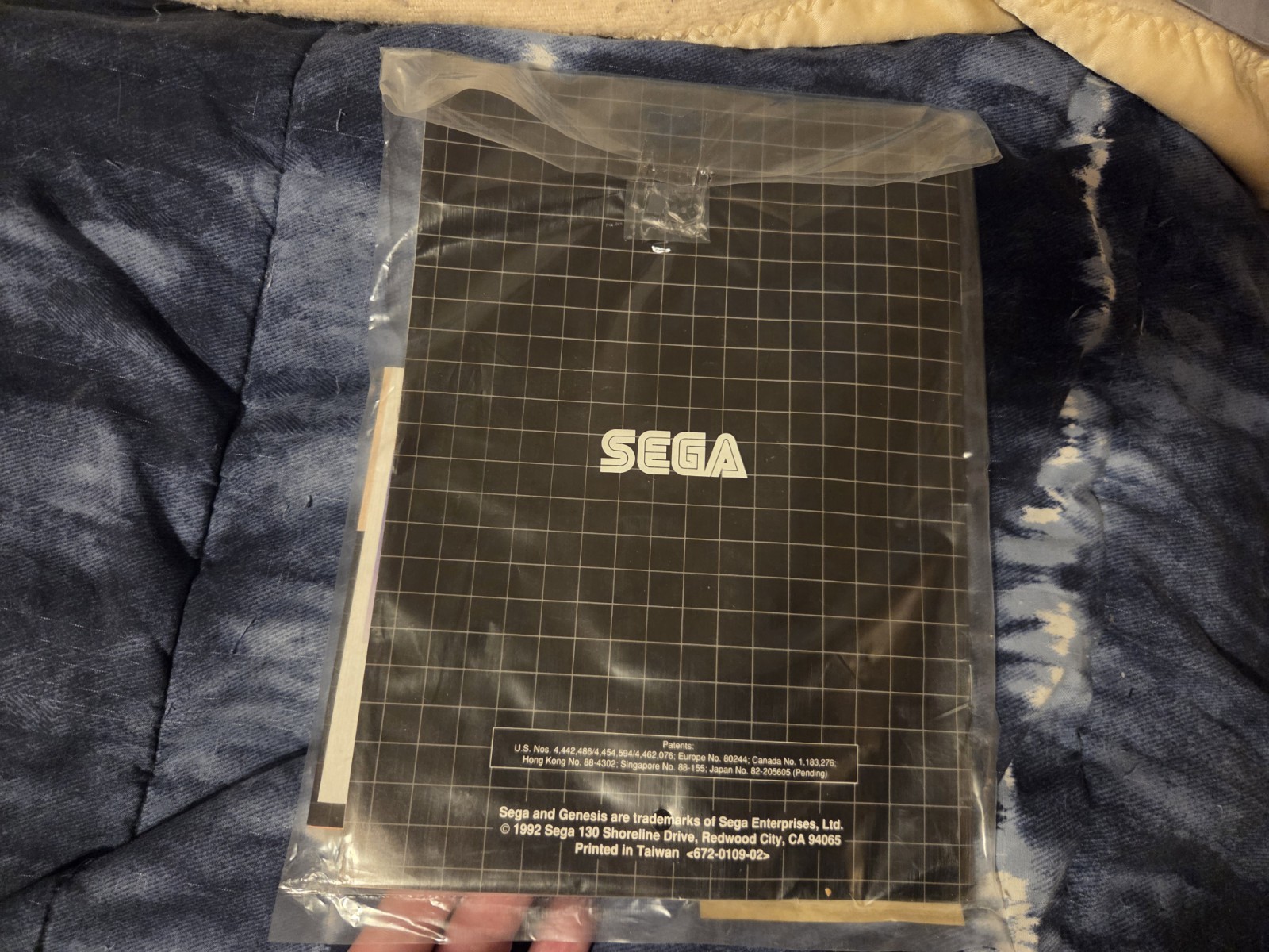 Sega Genesis Original Box *NO CONSOLE*, warranty card, Sonic & Operations manual