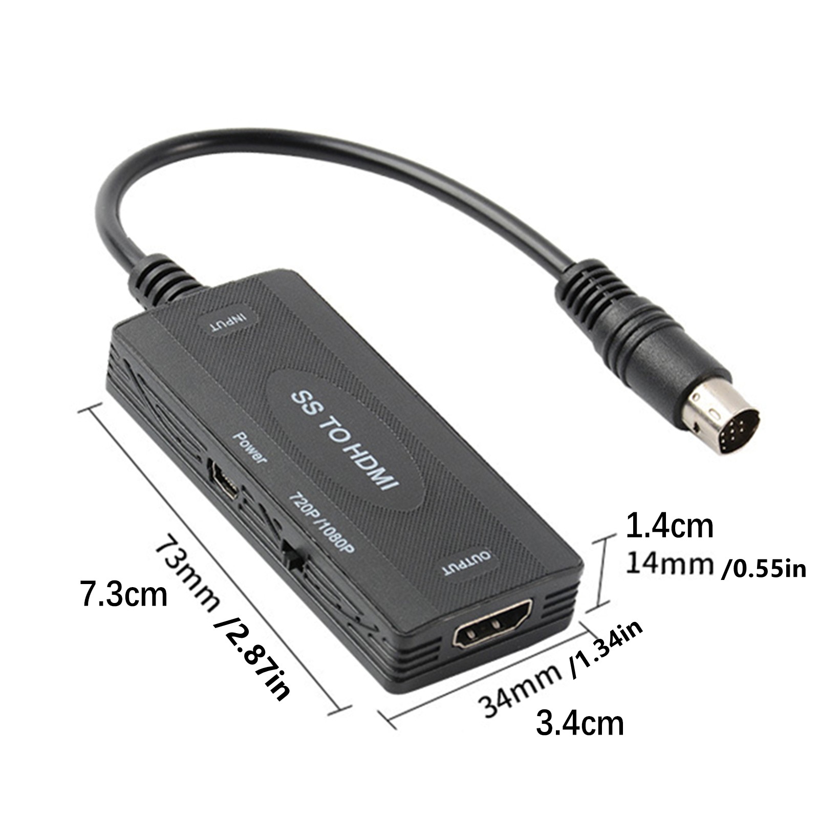 HDMI Converter For Sega Saturn Game All Display Modes SS To HD Plug and Play