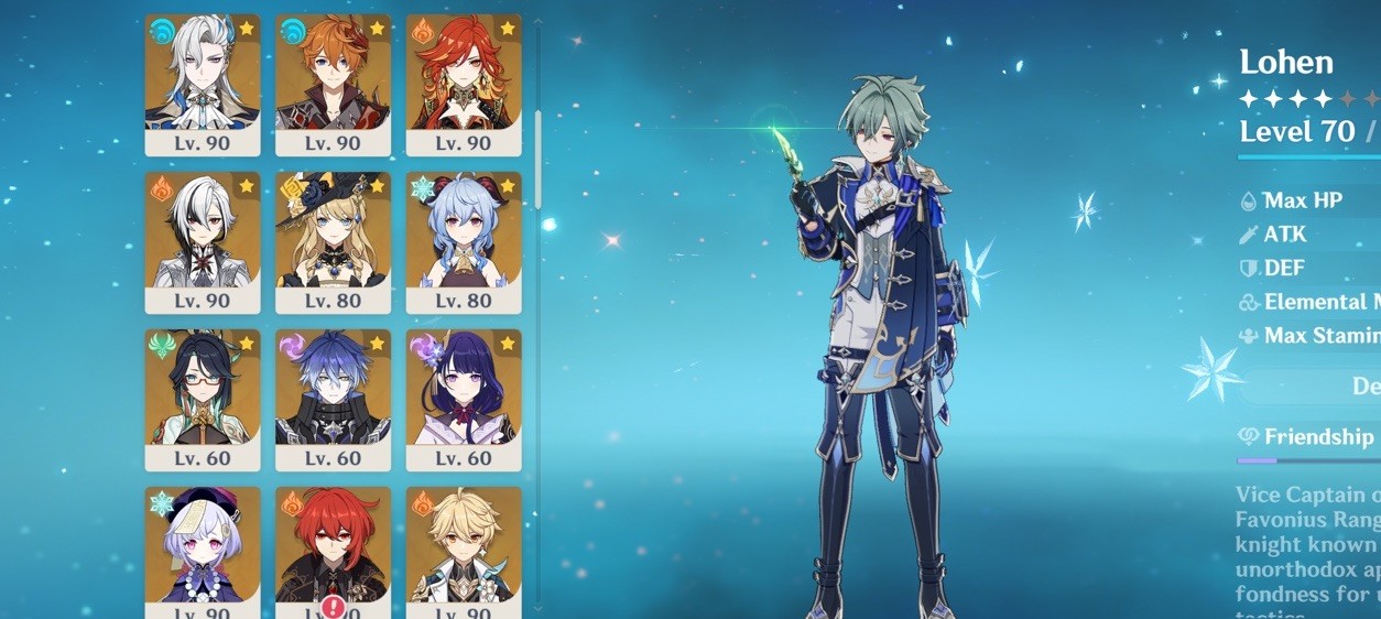 READ DESC Genshin impact Na server AR 60 50+ 5 stars high pity citlali skin