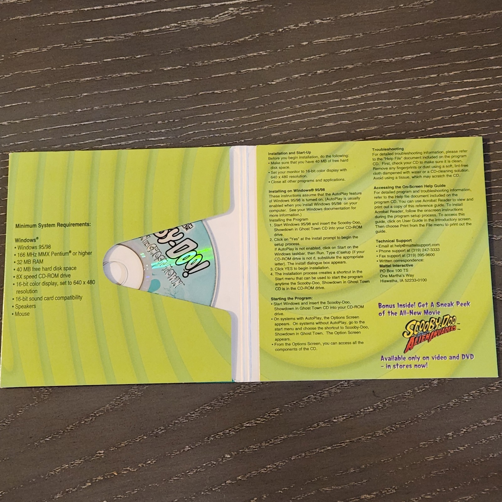 Scooby-Doo Showdown in Ghost Town (PC CD-ROM)