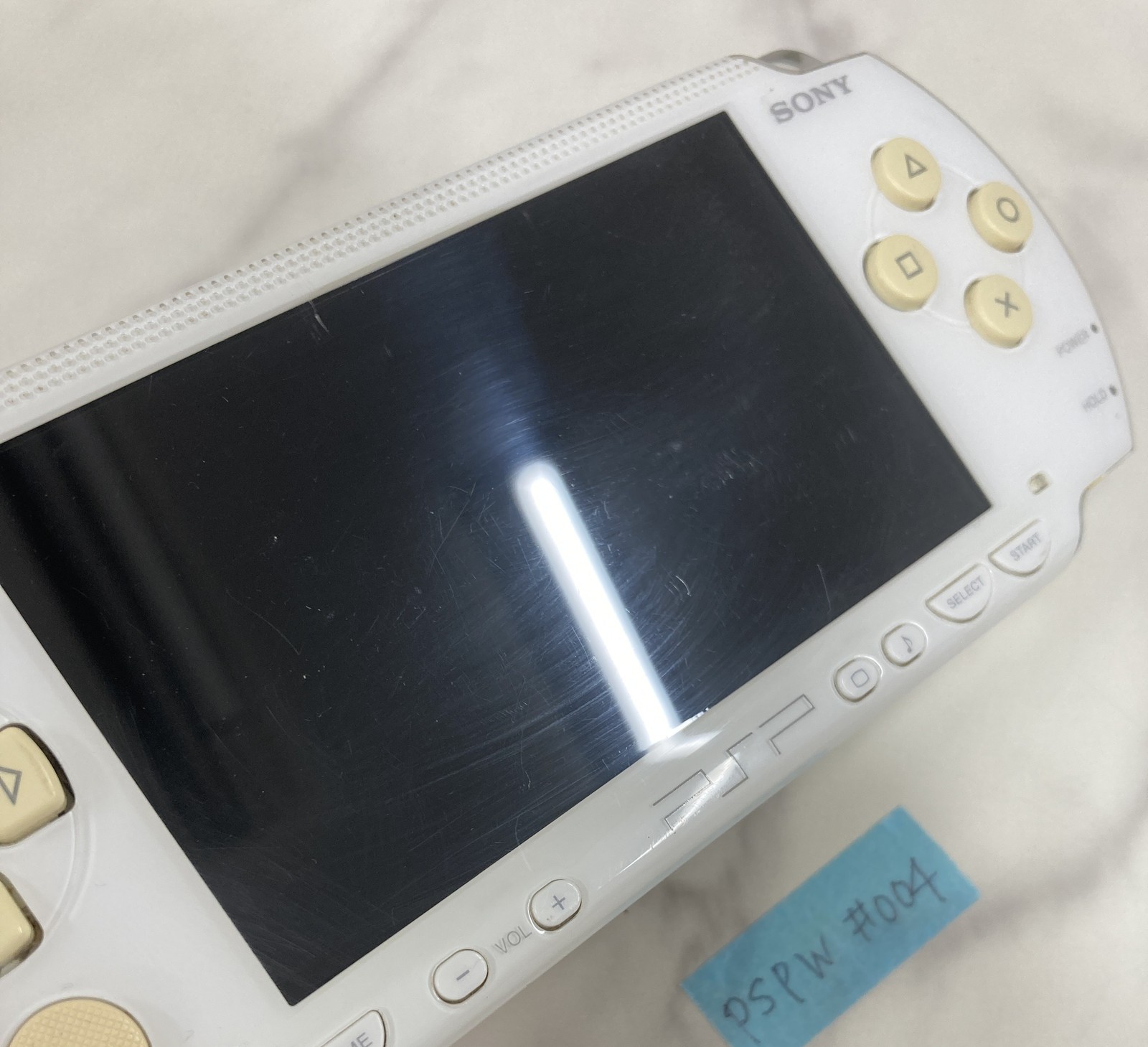 Used White PSP-1000 Console only | Tested | US Shipping | PSPW#004