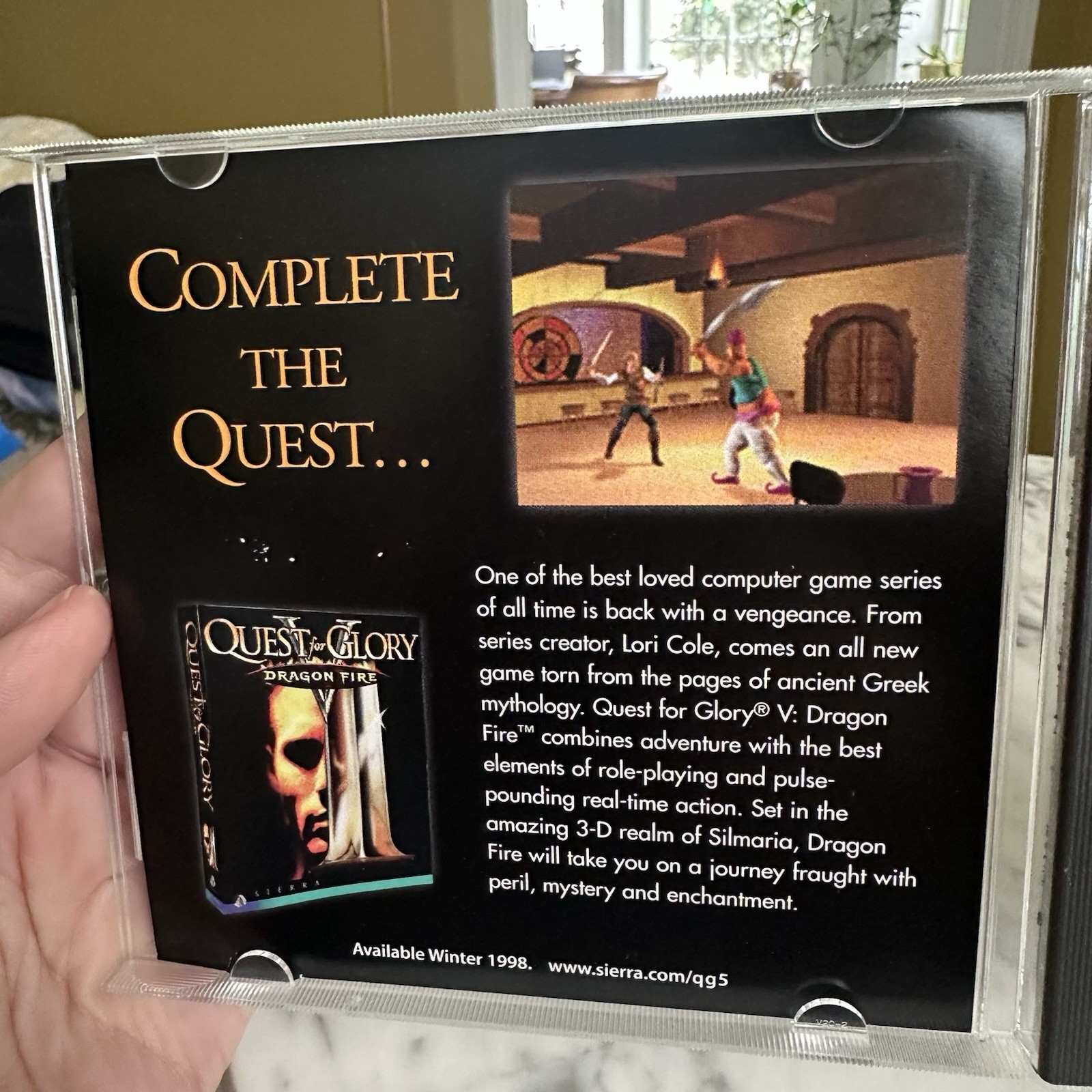 Quest for Glory 1-5 PC Video Game CDs ‘97 ‘98 Window Apple – Fantasy Action RPG